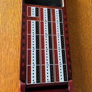 Classic Wooden Cribbage Board Game